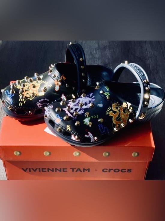 Vivienne Tam Shoes - Vivienne Tam x Crocs colab Limited Edition Rare ! Sold out size 7w NWB